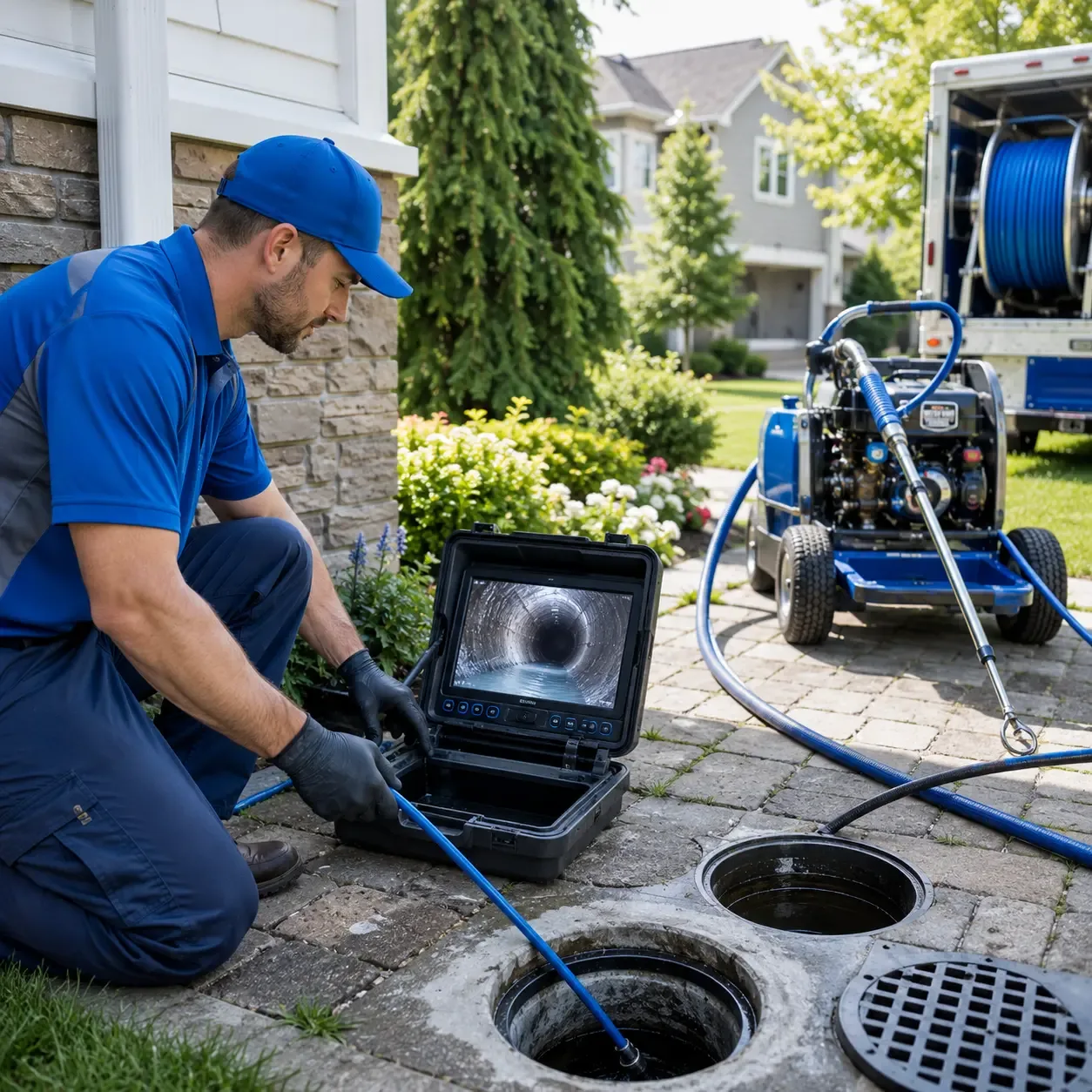 Outdoor drain cleaning professionals serving New Milton, WV